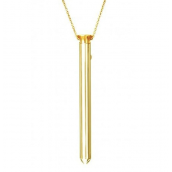 Crave Vesper 24KT Gold Plating - золотое вибратор-ожерелье