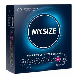 Презервативы MY.SIZE №3 размер 64 4601MS