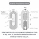 TENGA Мастурбатор Flip Zero черный