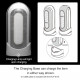 TENGA Мастурбатор Flip Zero с вибрацией белый