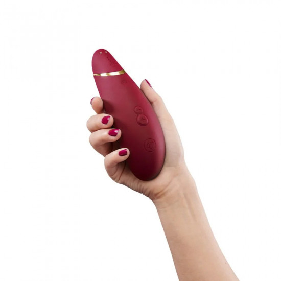 Бесконтактный клиторальный стимулятор Womanizer Premium 2 бордовый