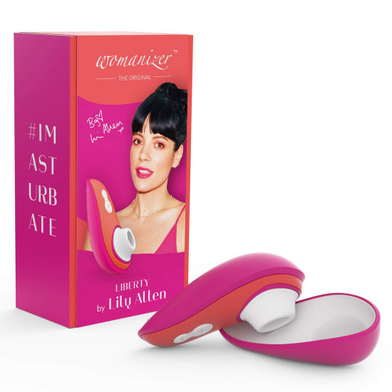 Бесконтактный клиторальный стимулятор Womanizer Liberty Lily Allen розовый