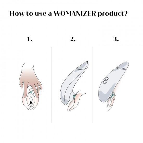 Бесконтактный клиторальный стимулятор Womanizer Premium розовый