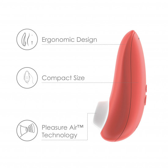 Бесконтактный клиторальный стимулятор Womanizer Starlet 2 коралловый