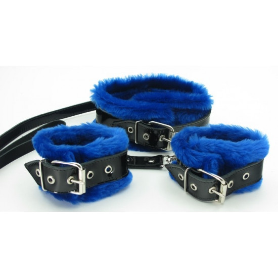 Набор с синим мехом BDSM Light 760003ars