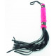 Плеть из лака с розовым мехом BDSM Light 740004ars
