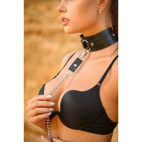 Ошейник с Поводком Lady's Arsenal Black 68003ars