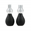 Набор Вакумных Стимуляторов для Груди Easytoys Black Nipple Sucker Set ET252BLK
