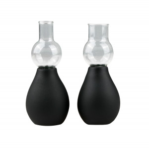 Набор Вакумных Стимуляторов для Груди Easytoys Black Nipple Sucker Set ET252BLK