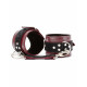 Наручники Lady's Arsenal Бордо из Кожи и Замши 67024ars