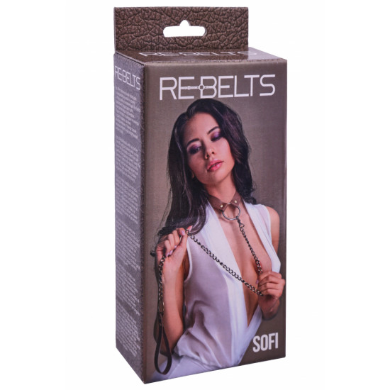 Поводок и чокер с кольцом Sofi Brown 7747-02rebelts