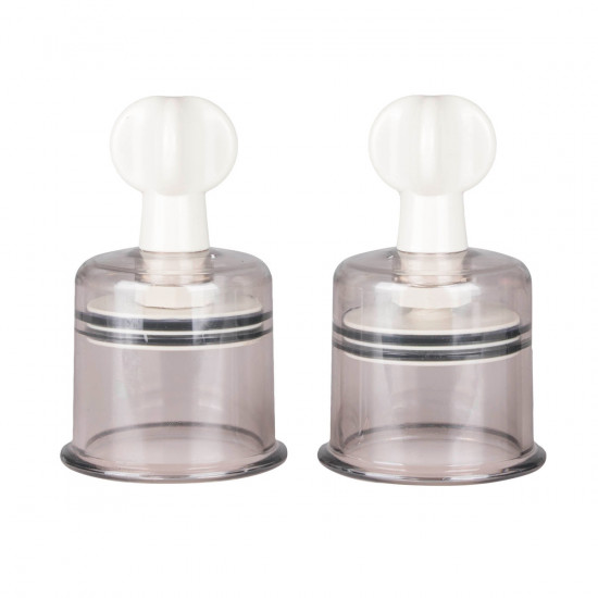 Набор Вакумных стимуляторов Easytoys Nipple & Clit Suckers 2pcs ET046CLR