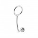 Эрекционное Кольцо с Анальной Пробкой Sinner Metal Cock Ring With Anal Plug Size L SIN117