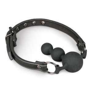 Кляп Easytoys Ball Gag With Silicone Beads ET273BLK