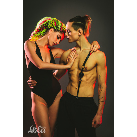 Кляп Party Hard Love Addict Black 1146-01lola