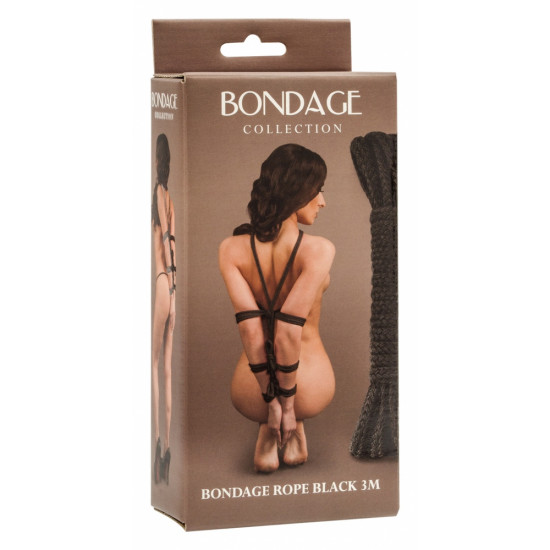 Веревка Bondage Collection Black 3m 1041-01lola