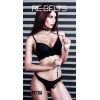 Ошейник черный с цепью Petra Black 7730rebelts