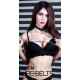 Ошейник черный с цепью Petra Black 7730rebelts