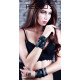 Наручники черные Eva Black 7729rebelts