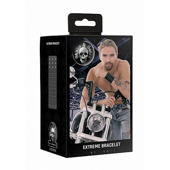 Браслет Ouch! Skulls and Bones Black SH-OU302BLK