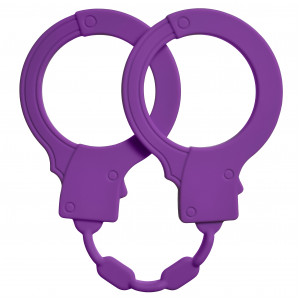 Силиконовые наручники Stretchy Cuffs Purple 4008-02Lola