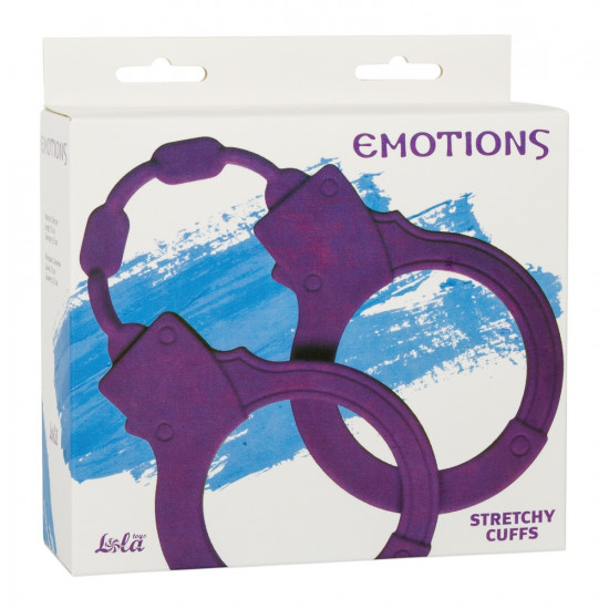 Силиконовые наручники Stretchy Cuffs Purple 4008-02Lola