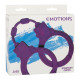 Силиконовые наручники Stretchy Cuffs Purple 4008-02Lola