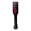 Шлепалка Easytoys Black Leather Paddle Whore ET231BLK