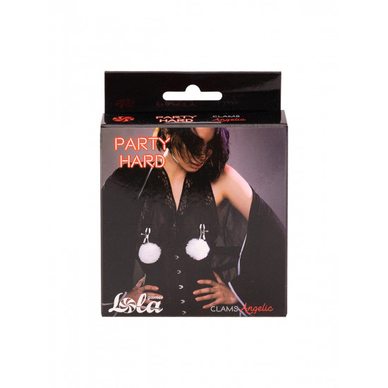 Зажимы на Cоски Party Hard Angelic White 1140-01lola