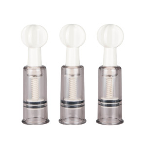 Набор Вакумных стимуляторов Easytoys Nipple & Clit Suckers 3pcs ET043CLR