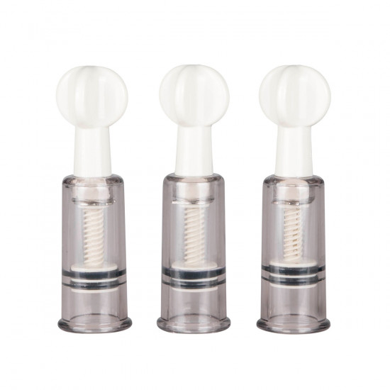 Набор Вакумных стимуляторов Easytoys Nipple & Clit Suckers 3pcs ET043CLR