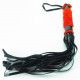 Плеть из лака с красным мехом BDSM Light 740005ars