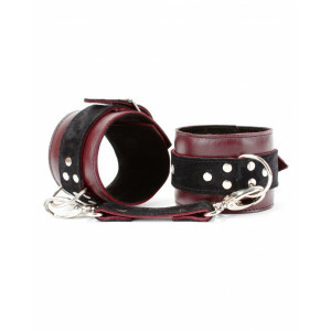 Оковы на ноги Lady's Arsenal Бордо из Кожи и Замши 67026ars