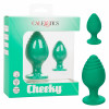 Набор из двух анальных пробок CHEEKY