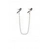 Зажимы-прищепки (украшения) для сосков с цепочкой Silver Beaded Nipple Clamps