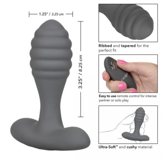 Набор с вибро-кольцом и анальным вибромассажером на пульте управления SILICONE REMOTE ADVENTURE SET
