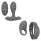 Набор с вибро-кольцом и анальным вибромассажером на пульте управления SILICONE REMOTE ADVENTURE SET