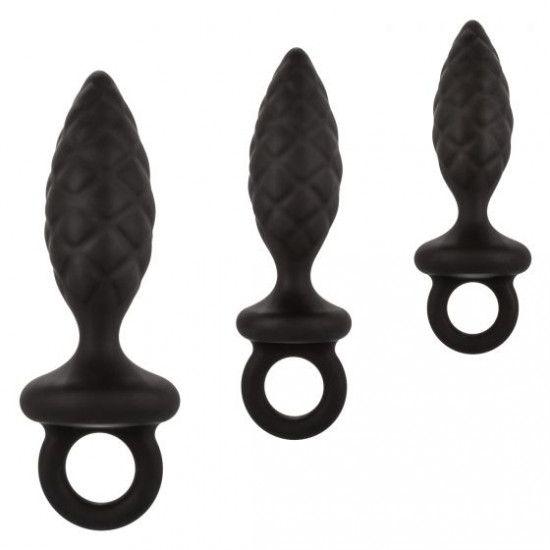 Набор из трех анальных пробок SILICONE ANAL PROBE KIT