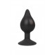 Расширяющаяся анальная пробка с отсоединяющимся шлангом Silicone Inflatable Plug (Medium)