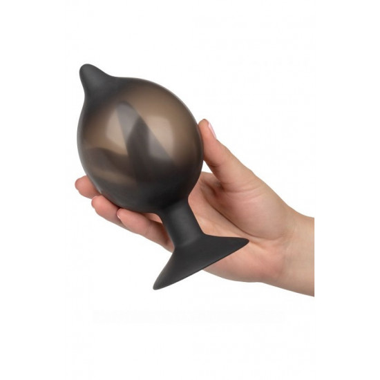 Расширяющаяся анальная пробка с отсоединяющимся шлангом Silicone Inflatable Plug (Medium)