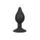 Расширяющаяся анальная пробка с отсоединяющимся шлангом Silicone Inflatable Plug (Medium)