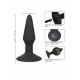 Расширяющаяся анальная пробка с отсоединяющимся шлангом Silicone Inflatable Plug (Medium)