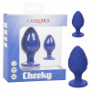 Набор из двух анальных пробок CHEEKY