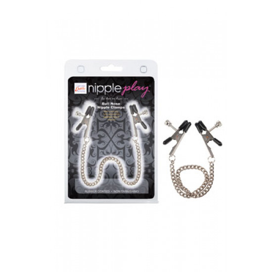 Зажимы-прищепки (украшения) для сосков с цепочкой Nipple Play Bull Nose Nipple Jewelry