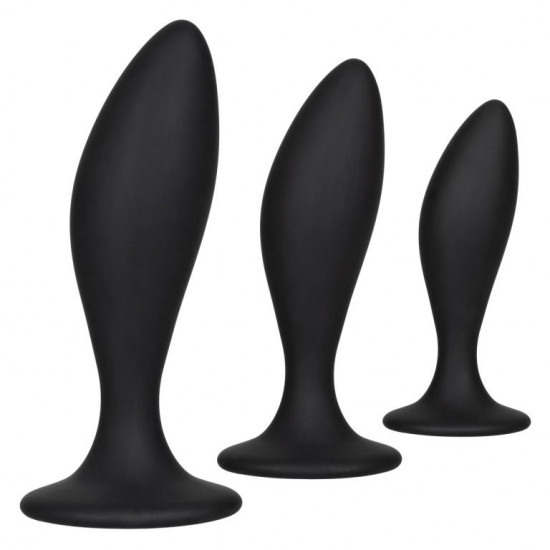 Набор из трех анальных пробок SILICONE CURVE ANAL KIT