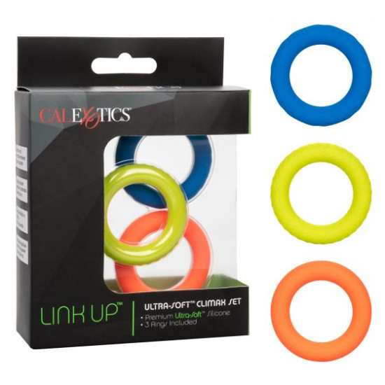 Набор эрекционных колец Link Up Ultra-Soft Climax Set