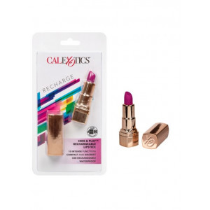 Перезарежаемый миниатюрный вибромассажер в виде помады Hide & Play Rechargeable Lipstick