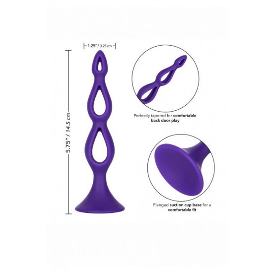 Анальная елочка Silicone Triple Probe