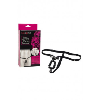 Стимулирующие трусики с вибрацией Vibrating Lover's Thong With Stroker Beads