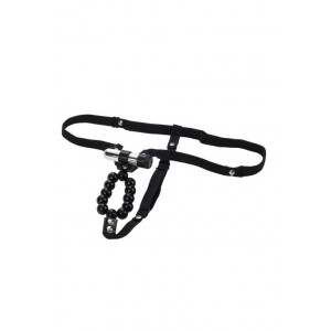 Стимулирующие трусики с вибрацией Vibrating Lover's Thong With Stroker Beads